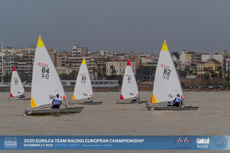 ILCA Team Racing European Championship at Athens - Day 2 - photo © Agustín Argüelles / AASailing