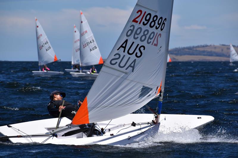 Joshua Zhang won Race Nine of the ILCA 4 Silver Fleet - 2026 ILCA Oceania & Australian Open & Youth Championship Day 5 - photo © Jane Austin