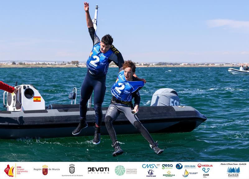 2026 ILCA 4 Youth European Championships & Open European Trophy at Los Alcázares, Spain Celebrations - photo © Thom Touw / EurILCA
