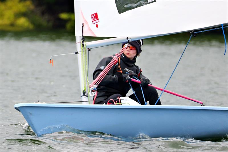 ILCA 4 youth sailor - ILCA Thames Valley GP series at Fishers Green photo copyright Angie Meyer taken at Fishers Green Sailing Club and featuring the ILCA 4 class