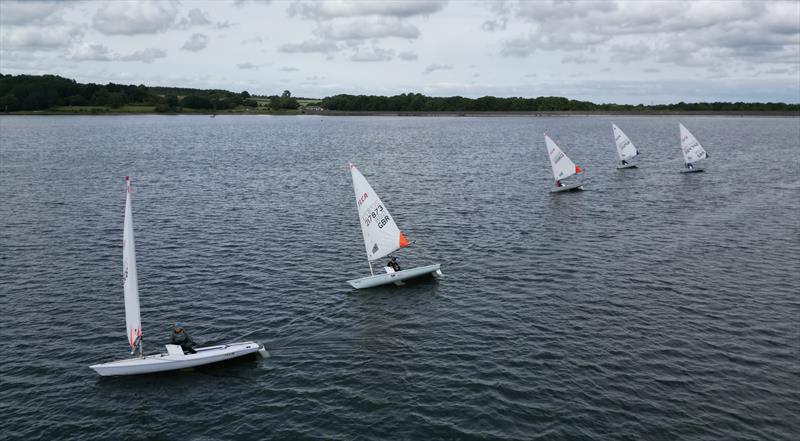 The fleet downwind during the Annual Women's ILCA Regatta at Burton Sailing Club  photo copyright David Ellis taken at Burton Sailing Club and featuring the ILCA 4 class