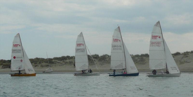 Laser 5000 training weekend on Chichester Harbour photo copyright Thomas Hill taken at  and featuring the Laser 5000 class