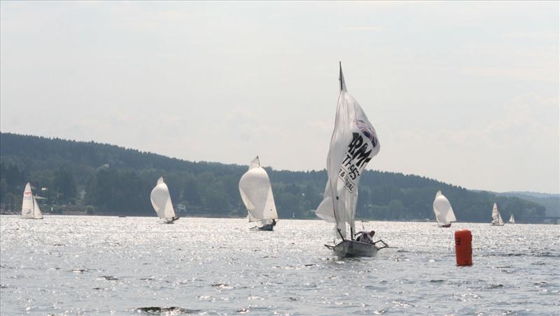 Laser 5000 Europeans on Lake Mohnesee photo copyright Clive Grant taken at  and featuring the Laser 5000 class