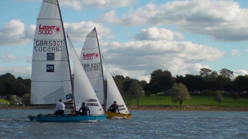 Laser 5000 Inlands at Rutland photo copyright Peter Davies taken at Rutland Sailing Club and featuring the Laser 5000 class