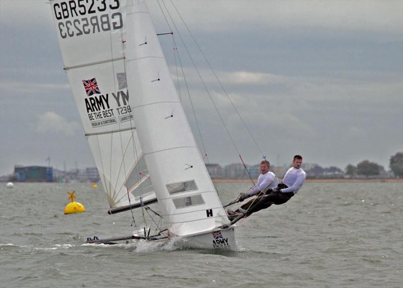 Laser 5000s at Poole photo copyright Mike Millard taken at Poole Yacht Club and featuring the Laser 5000 class