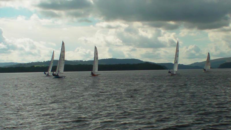 Laser 5000 open meeting  sponsored by Glengoyne Distillery photo copyright Alister Kinsman taken at Loch Lomond Sailing Club and featuring the Laser 5000 class