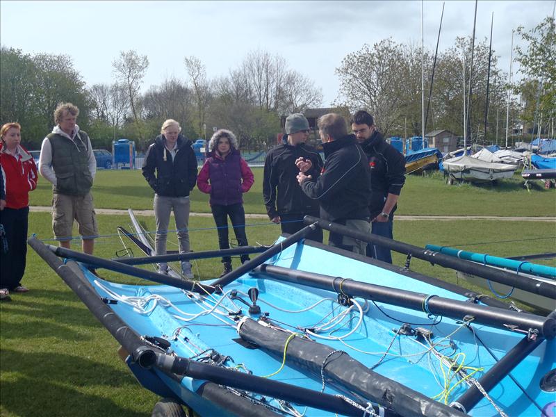 Laser 5000 training event at Grafham photo copyright Neil Luckett taken at Grafham Water Sailing Club and featuring the Laser 5000 class