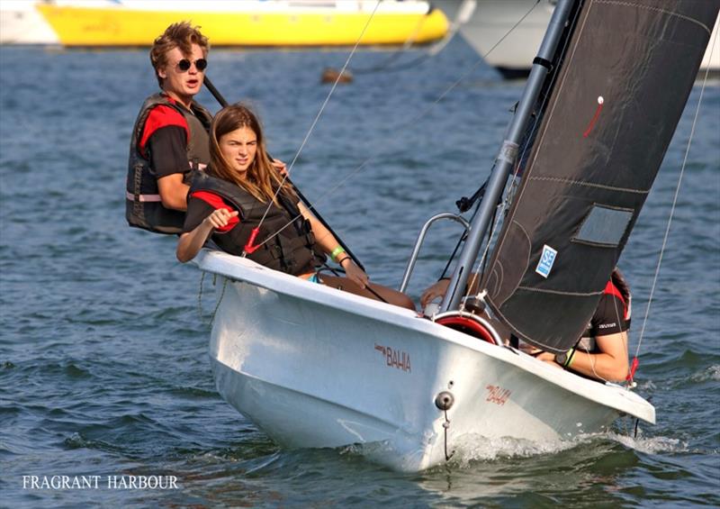 The Black Shrimp - 24 Hour Charity Dinghy Race photo copyright Fragrant Harbour taken at Hebe Haven Yacht Club and featuring the Laser Bahia class