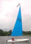 Setting sail - Jean Hughes takes to the water at Shropshire SC © Shropshire Sailing Club