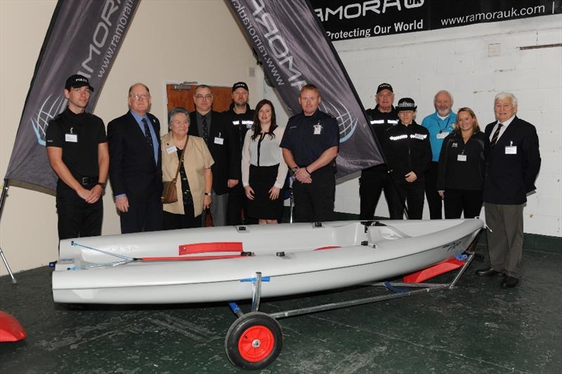 Hampshire Constabulary's flare amnesty events help purchase new dinghy for Brading Haven Yacht Club photo copyright Jan Brayley taken at Brading Haven Yacht Club and featuring the Laser Pico class