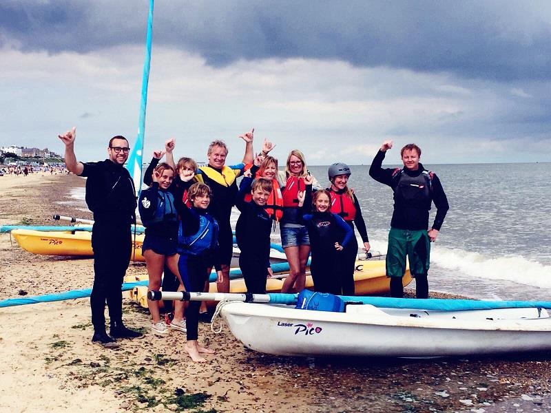 Sailors at Southwold Sailing Club photo copyright Ollie Boyes taken at Southwold Sailing Club and featuring the Laser Pico class