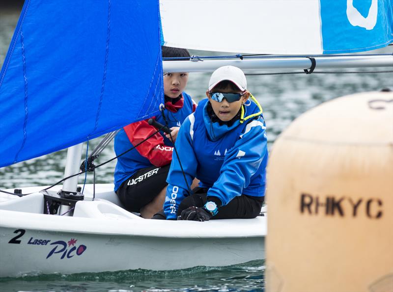 Keeping an eye on the mark. Boase Cohen & Collins Interschool Sailing Festival 2019 - photo © RHKYC / Guy Nowell