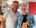 Rachel Nicol receives the First Lady trophy from Vice Commodore Roo Jarvis - Solo and Laser Open Meeting at Middle Nene © David Livingstone