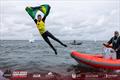 Erik Scheidt of Brazil wins the Men's Title in the ILCA 6 Youth World Championship in Aarhus &copy; Peter Brøgger / sejlsportsfoto.dk