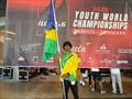 Kai Marks Dasent representing SVG at the ILCA 6 Youth World Championships &copy; SVG Sailing
