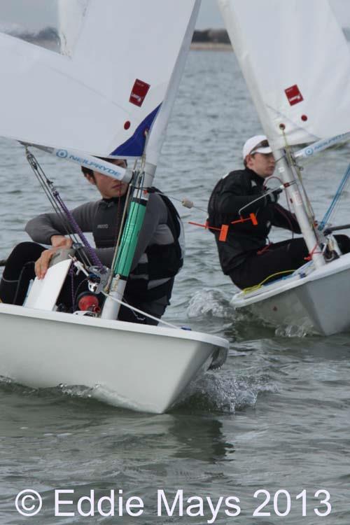 Laser South Coast Grand Prix at Stokes Bay photo copyright Eddie Mays taken at Stokes Bay Sailing Club and featuring the ILCA 6 class