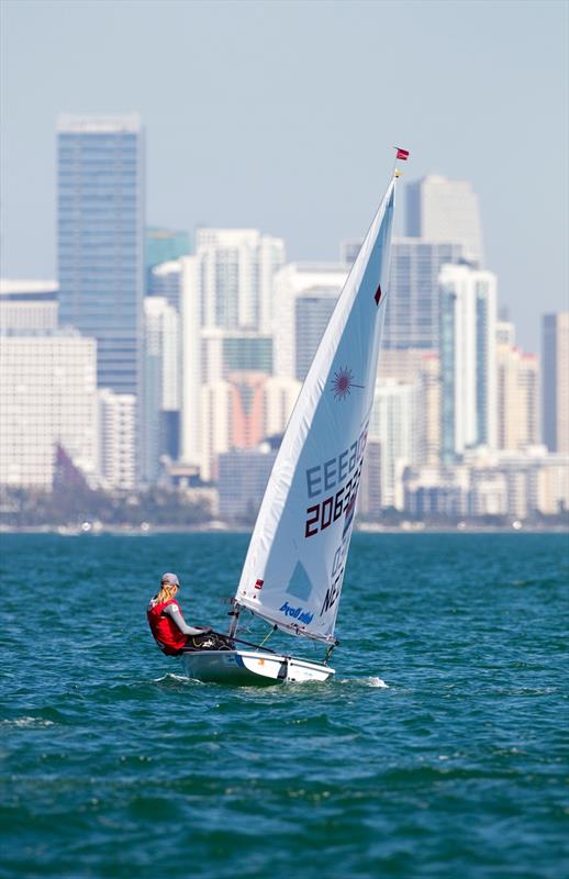 ISAF Sailing World Cup Miami day 5 photo copyright Ocean Images taken at Coconut Grove Sailing Club and featuring the ILCA 6 class