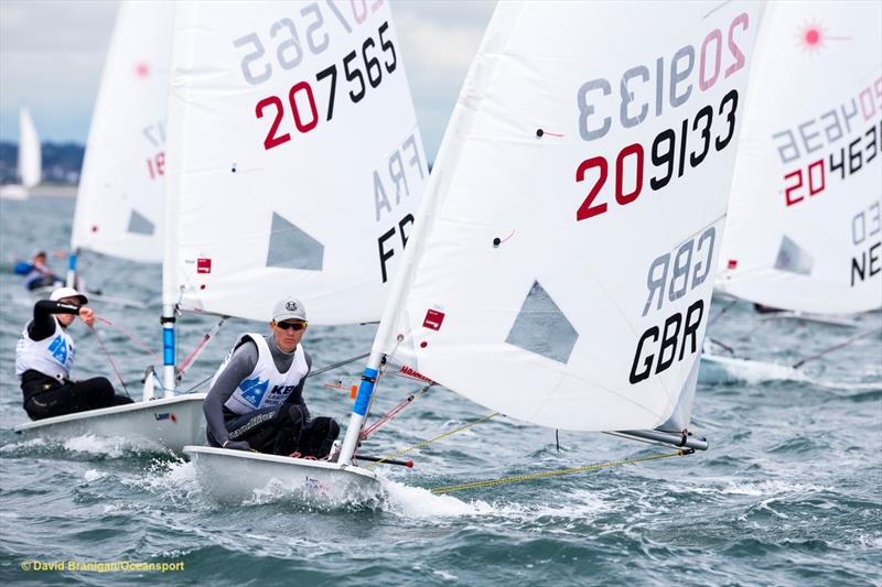 KBC Laser Radial Worlds at Dun Laoghaire photo copyright David Branigan / Oceansport taken at Royal St George Yacht Club and featuring the ILCA 6 class