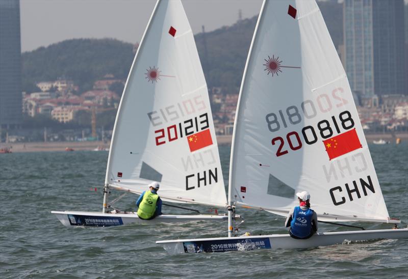 Radials on Sailing World Cup Qingdao day 2 - photo © Daniel Smith