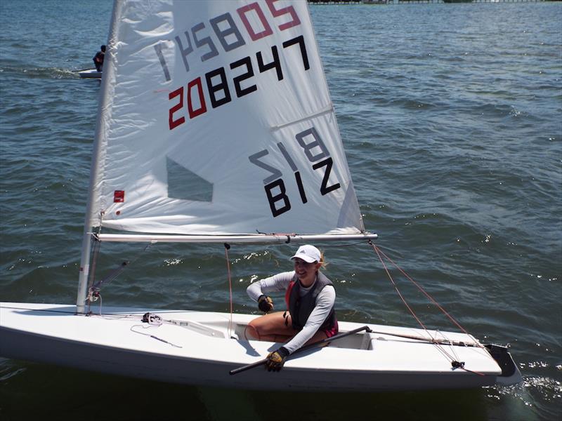 Hanna Weaver photo copyright Belize Sailing Center taken at Belize Sailing Association and featuring the ILCA 6 class