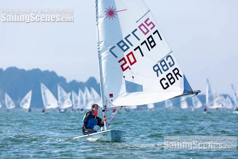 Laser Masters at Parkstone photo copyright David Harding / www.sailingscenes.com taken at Parkstone Yacht Club and featuring the ILCA 6 class