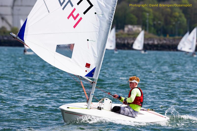 Irish Sailing Youth National Championships day 1 photo copyright David Branigan / Oceansport taken at Royal Cork Yacht Club and featuring the ILCA 6 class
