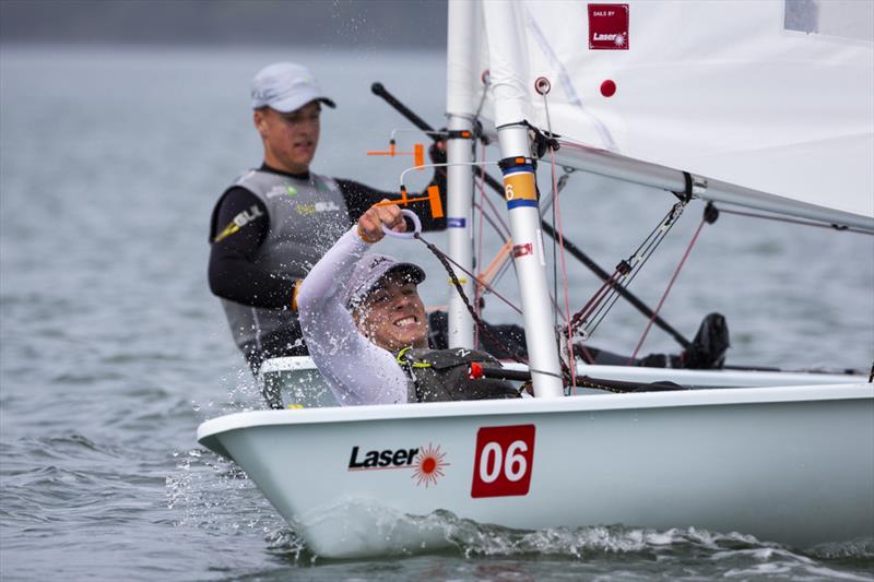 Racing at the 2019 Irish Sailing Youth Nationals, held at the Royal Cork Yacht Club photo copyright David Branigan / Oceansport taken at Royal Cork Yacht Club and featuring the ILCA 6 class