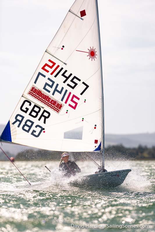 Bournemouth Digital Poole Week 2019 day 2 photo copyright David Harding / www.sailingscenes.com taken at Parkstone Yacht Club and featuring the ILCA 6 class