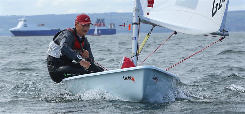 Irish Laser National Championships 2019 photo copyright Simon McIlwaine / www.wavelengthimage.com taken at Ballyholme Yacht Club and featuring the ILCA 6 class