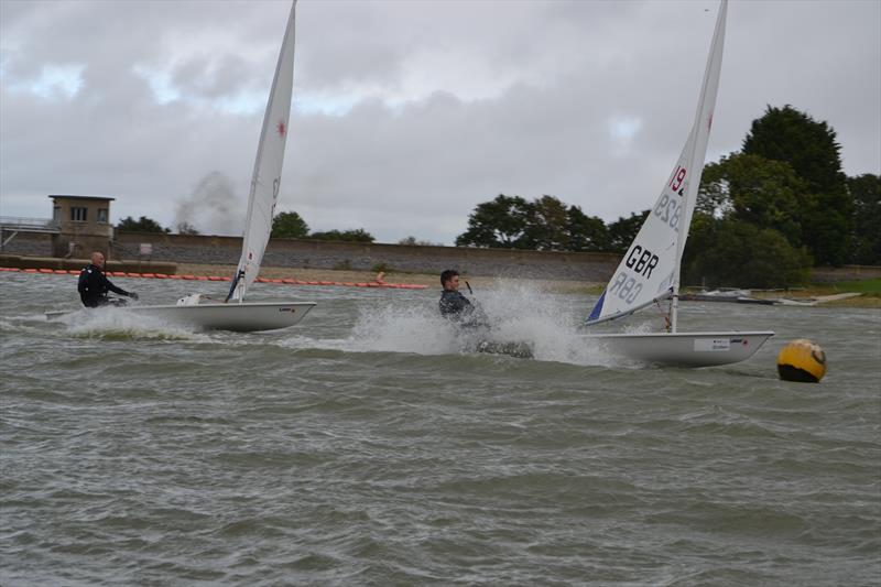 Blustery conditions for the Laser South Coast Grand Prix at Sutton Bingham photo copyright Saffron Gallagher taken at Sutton Bingham Sailing Club and featuring the ILCA 6 class