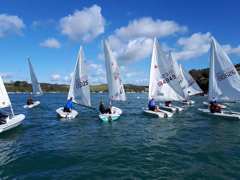 Salcombe Laser Radial & 4.7 Open photo copyright Graham Cranford Smith taken at Salcombe Yacht Club and featuring the ILCA 6 class