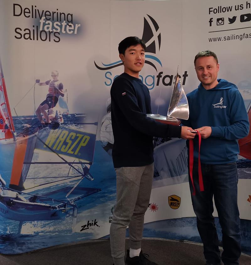 Shotaro Kikkawa, 1st in the Laser Radial Inlands at Grafham photo copyright Keith Videlo taken at Grafham Water Sailing Club and featuring the ILCA 6 class
