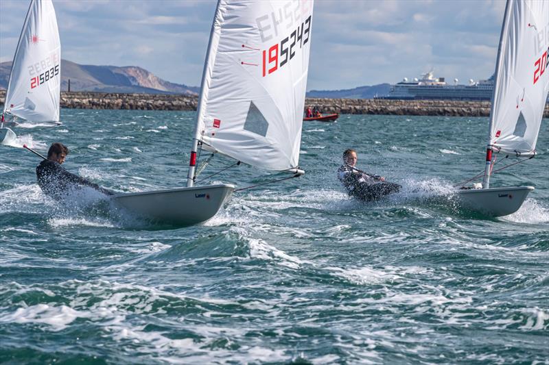 Miles Vidler during the UKLA ILCA 6 Masters Nationals at the WPNSA  photo copyright Georgie Altham / www.facebook.com/galthamphotography taken at Weymouth & Portland Sailing Academy and featuring the ILCA 6 class