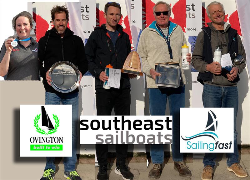 ILCA6 fleet Masters Nationals at Pevensey Bay winners photo copyright PBSC taken at Pevensey Bay Sailing Club and featuring the ILCA 6 class