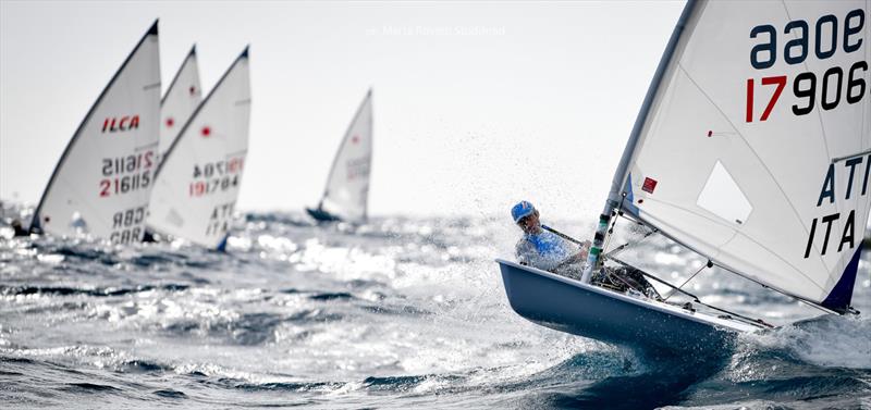 2020 Laser Master Europeans day 4 photo copyright Marta Rovatti Studihrad taken at Circolo Nautico Andora and featuring the ILCA 6 class