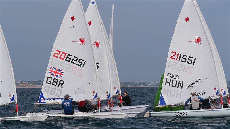 ILCA Vilamoura European Continental Qualification day 4 photo copyright Jon Emmett taken at Vilamoura Sailing and featuring the ILCA 6 class