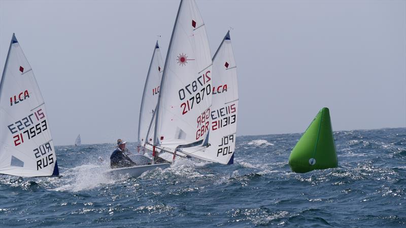 ILCA Vilamoura European Continental Qualification day 5 photo copyright Jon Emmett taken at Vilamoura Sailing and featuring the ILCA 6 class