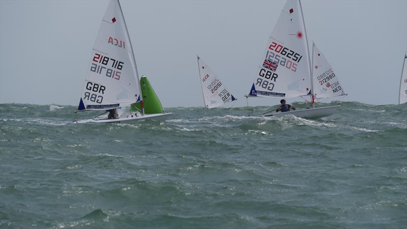 ILCA Vilamoura European Continental Qualification day 6 photo copyright Jon Emmett taken at Vilamoura Sailing and featuring the ILCA 6 class