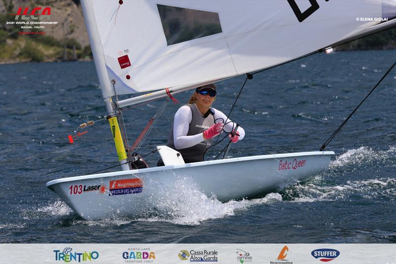 2021 ILCA 6 Youth Worlds at Lake Garda day 3 - photo © Elena Giolai / www.elenagiolai.com
