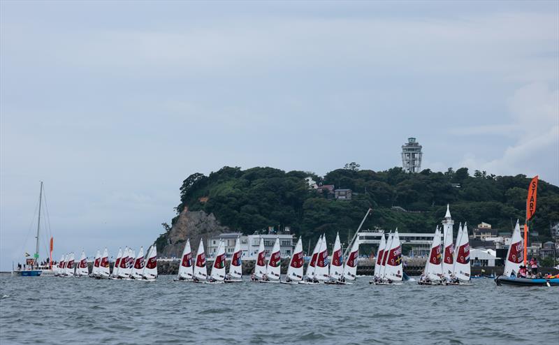 Women's ILCA 6 fleet on Tokyo 2020 Olympic Sailing Competition Day 6 photo copyright Sailing Energy / World Sailing taken at  and featuring the ILCA 6 class