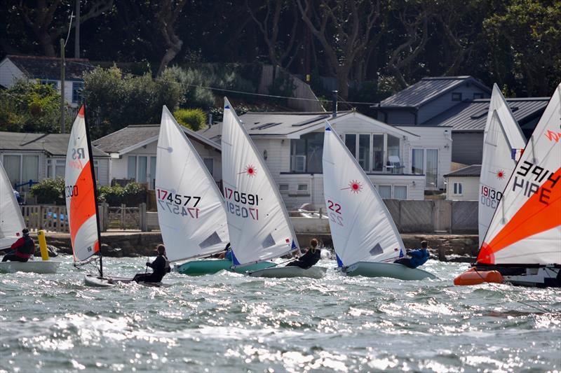 Isle of Wight Youth and Junior Championship Series at Gurnard photo copyright Jenny Preston taken at Gurnard Sailing Club and featuring the ILCA 6 class
