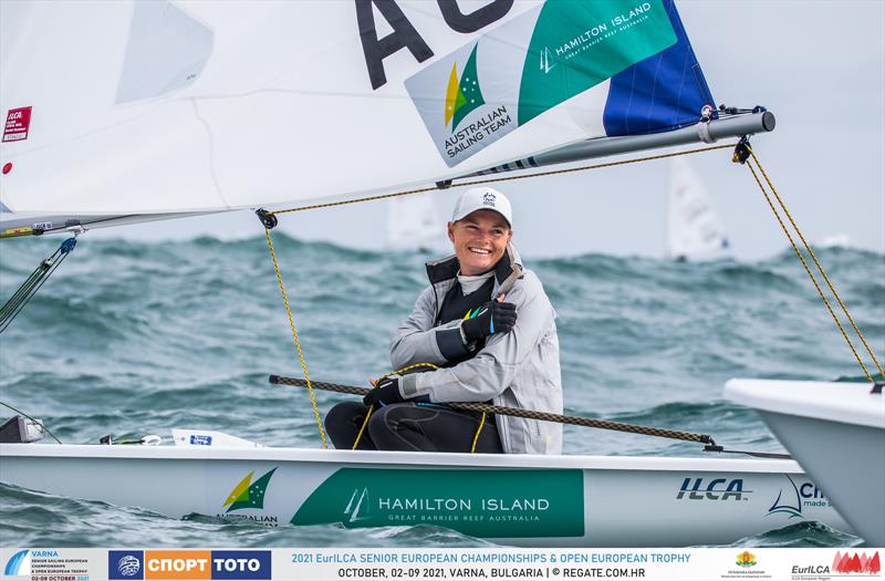 Mara Stransky at the 2021 ILCA European Championships photo copyright Hrvoje Duvancic / nwww.regate.com.hr taken at Australian Sailing and featuring the ILCA 6 class