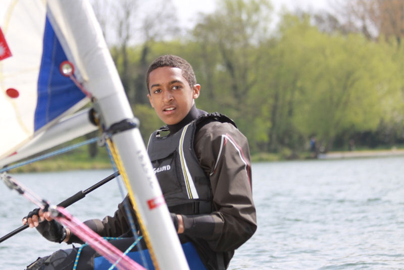 Hertfordshire County Youth Regatta photo copyright James Le Couillard taken at Bury Lake Young Mariners and featuring the ILCA 6 class