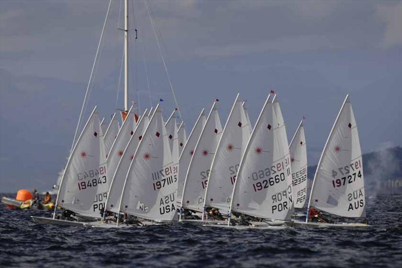 Laser Radial worlds day 3 photo copyright Marc Turner / RYA taken at Largs Sailing Club and featuring the ILCA 6 class