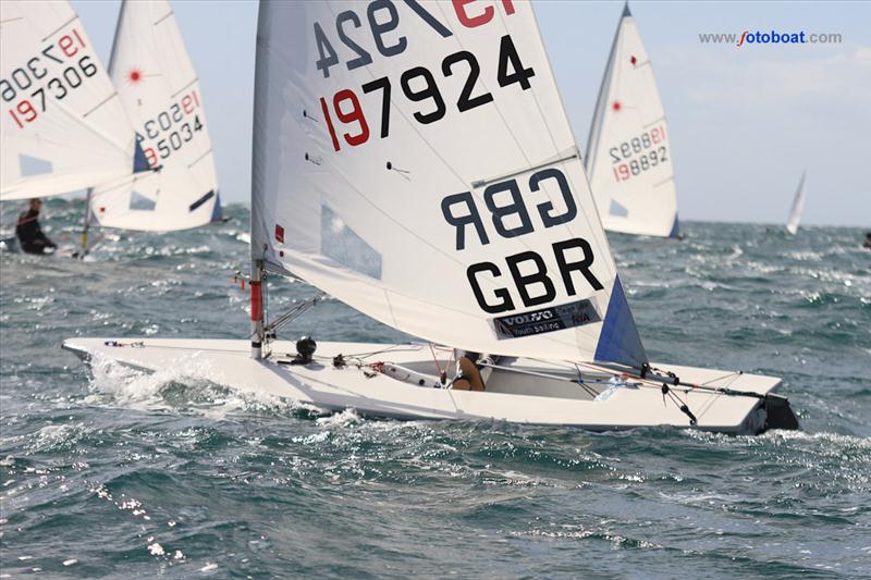 Big winds and waves for the Laser Radial qualifier at Pwllheli photo copyright Andy Green / www.fotoboat.com taken at Pwllheli Sailing Club and featuring the ILCA 6 class