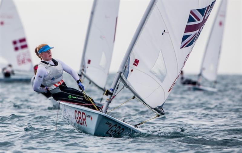 Daisy Collingridge at the 2017 Youth Worlds photo copyright Jesus Renedo / Sailing Energy / World Sailing taken at Royal Yachting Association and featuring the ILCA 6 class