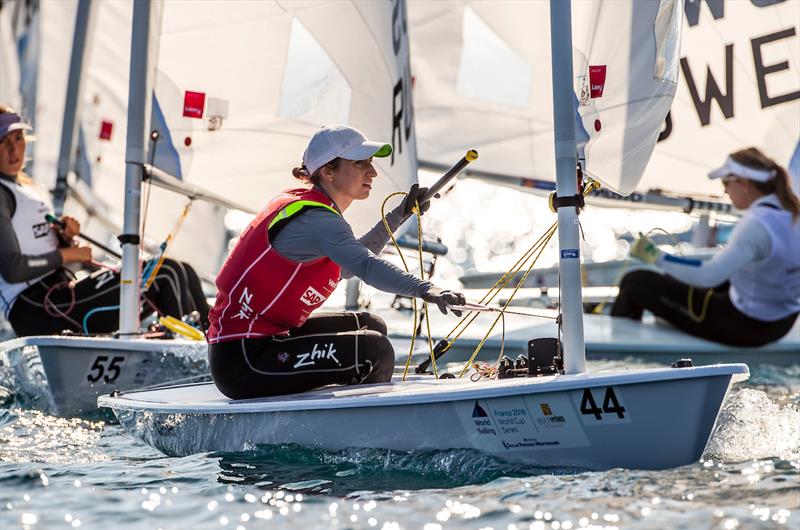 2018 World Cup Series Hyères Day 3 photo copyright Richard Langdon / Sailing Energy taken at  and featuring the ILCA 6 class