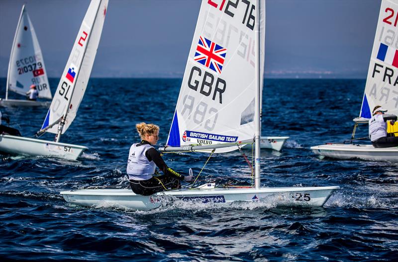 Georgina Povall (Laser Radial) at 2018 World Cup Series Hyères - photo © Jesus Renedo / Sailing Energy