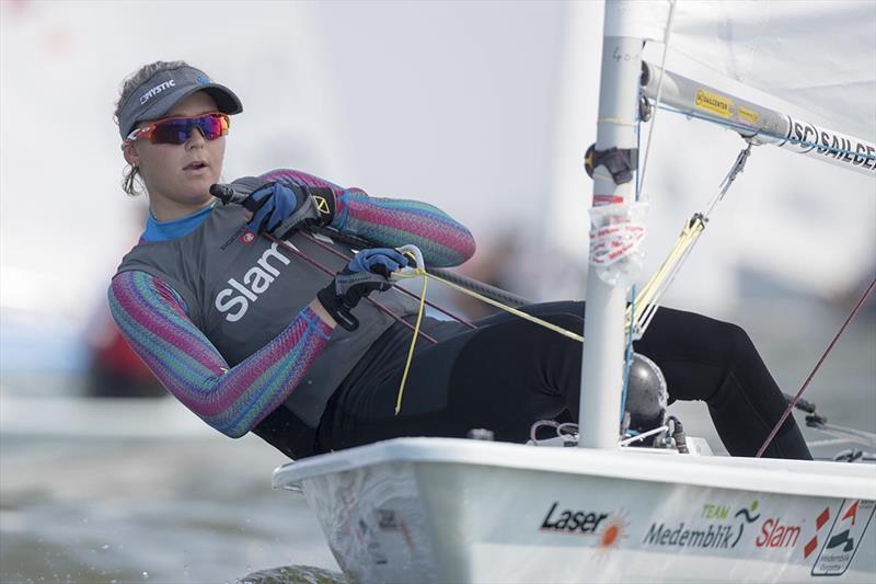 Daphne van der VAART (NED), Laser Radial - 2018 Medemblik Regatta - Day 5 photo copyright Sander van der Borch taken at Royal Yacht Club Hollandia and featuring the ILCA 6 class