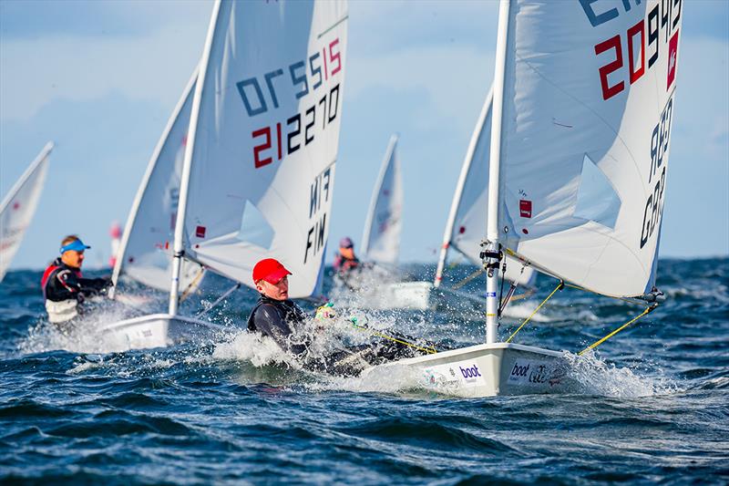 25 nations sail the Laser Radial Men Worlds at Kieler Woche photo copyright Klahn / Kieler Woche taken at Kieler Yacht Club and featuring the ILCA 6 class